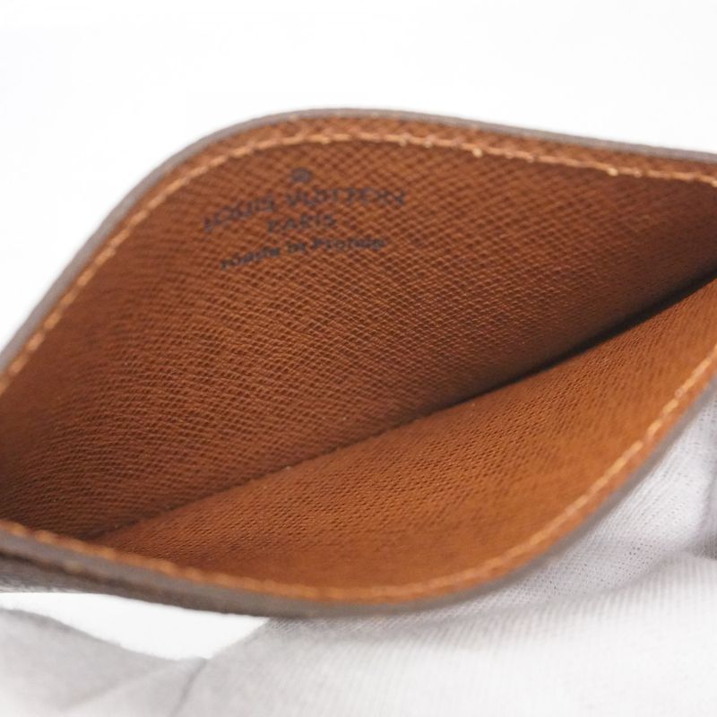 Louis Vuitton Card Case Monogram Porte Carthusanple M61733 Brown Men Women