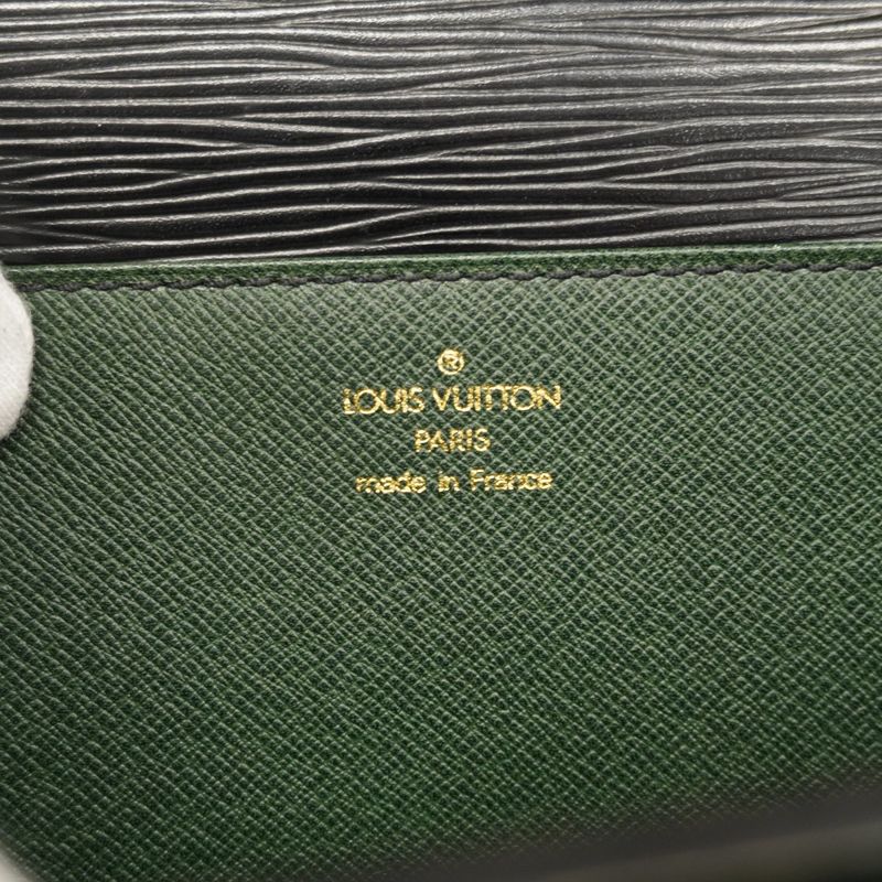 Louis Vuitton Epi Serviette Ambassadors Briefcase M54422 Noir Black Men's