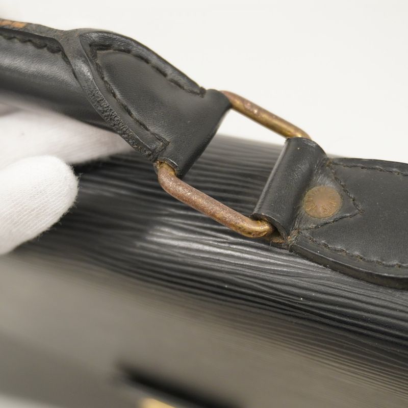 Louis Vuitton Epi Serviette Ambassadors Briefcase M54422 Noir Black Men's