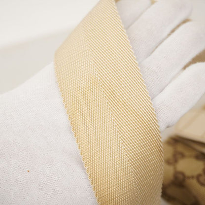 Gucci Waist Bag GG Canvas 145851 Canvas Beige Ivory Silver Hardware Women