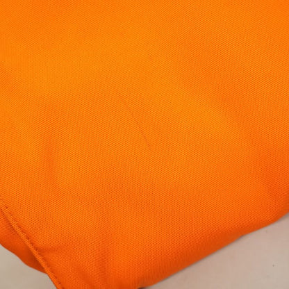 Gucci Handbag Bamboo 002 1016 Nylon Canvas Orange Black Silver Hardware Women