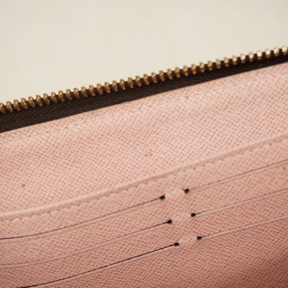 Louis Vuitton Long Wallet Monogram Zippy Wallet M41894 Brown Rose Ballerine