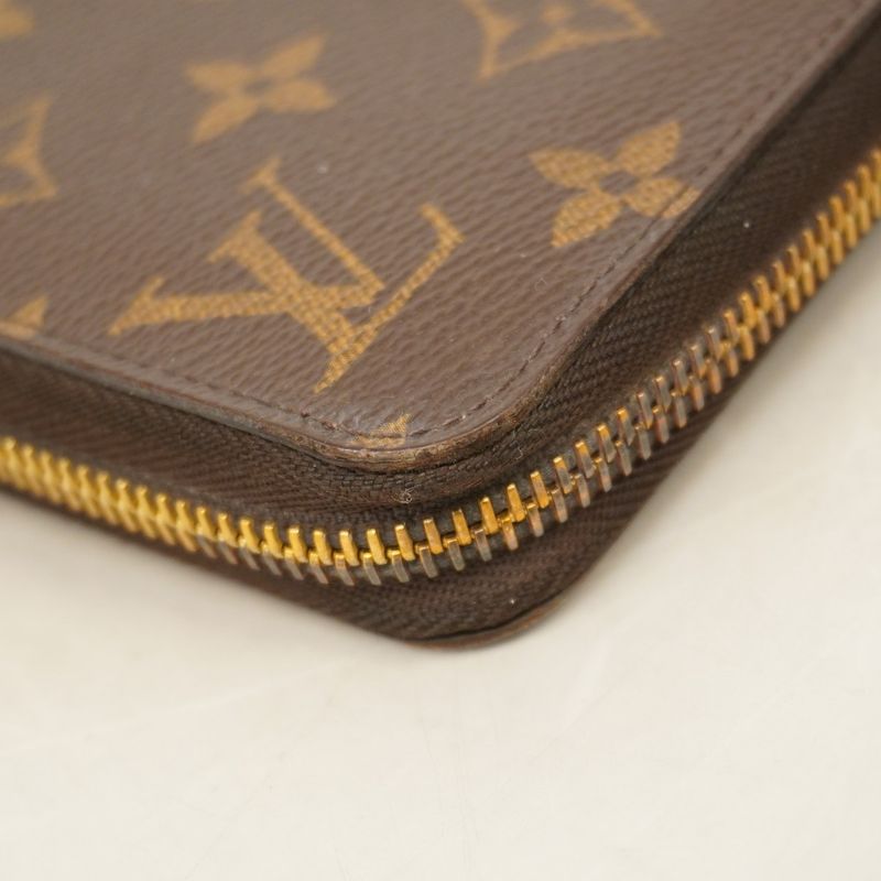 Louis Vuitton Long Wallet Monogram Zippy Wallet M41894 Brown Rose Ballerine