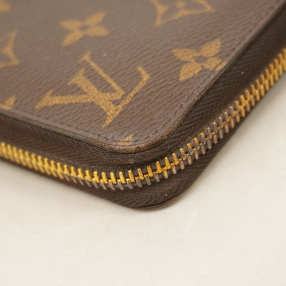 Louis Vuitton Long Wallet Monogram Zippy Wallet M41894 Brown Rose Ballerine