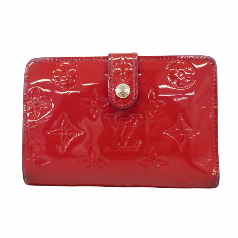 Louis Vuitton Wallet Vernis Portefeuille Viennois M91768 Rose Andian Ladies