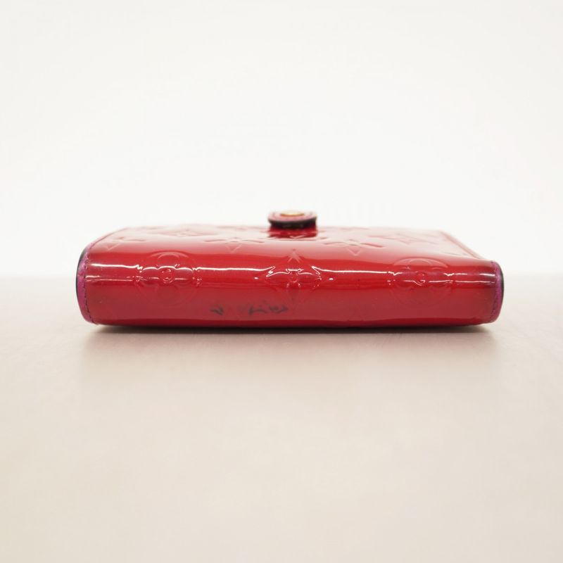 Louis Vuitton Wallet Vernis Portefeuille Viennois M91768 Rose Andian Ladies