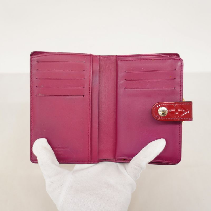 Louis Vuitton Wallet Vernis Portefeuille Viennois M91768 Rose Andian Ladies