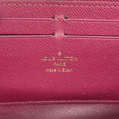 Louis Vuitton Long Wallet Monogram Portefeuille Cles Mance M60742 Brown Fuchsia
