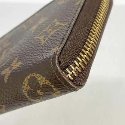 Louis Vuitton Long Wallet Monogram Portefeuille Cles Mance M60742 Brown Fuchsia