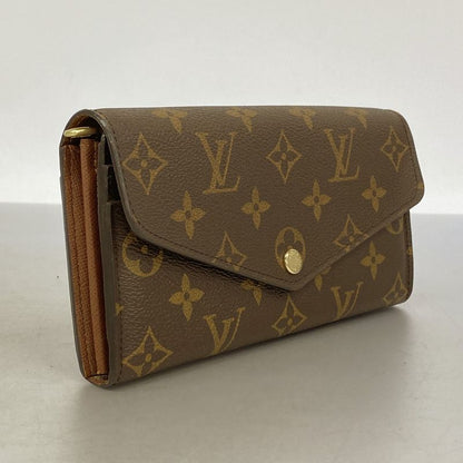 Louis Vuitton Long Wallet Monogram Portefeuille Sarah M60531 Brown Ladies