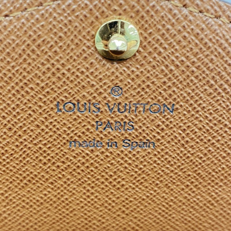 Louis Vuitton Long Wallet Monogram Portefeuille Sarah M60531 Brown Ladies