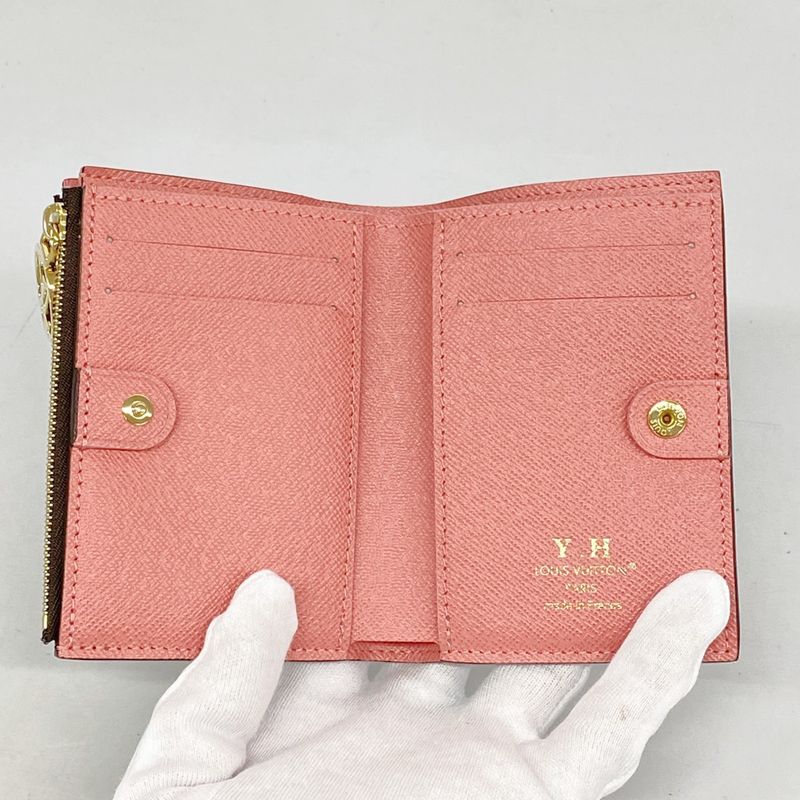 Louis Vuitton Wallet Monogram Portefeuille Lisa M25692 Brown Eugenie Pin Cles