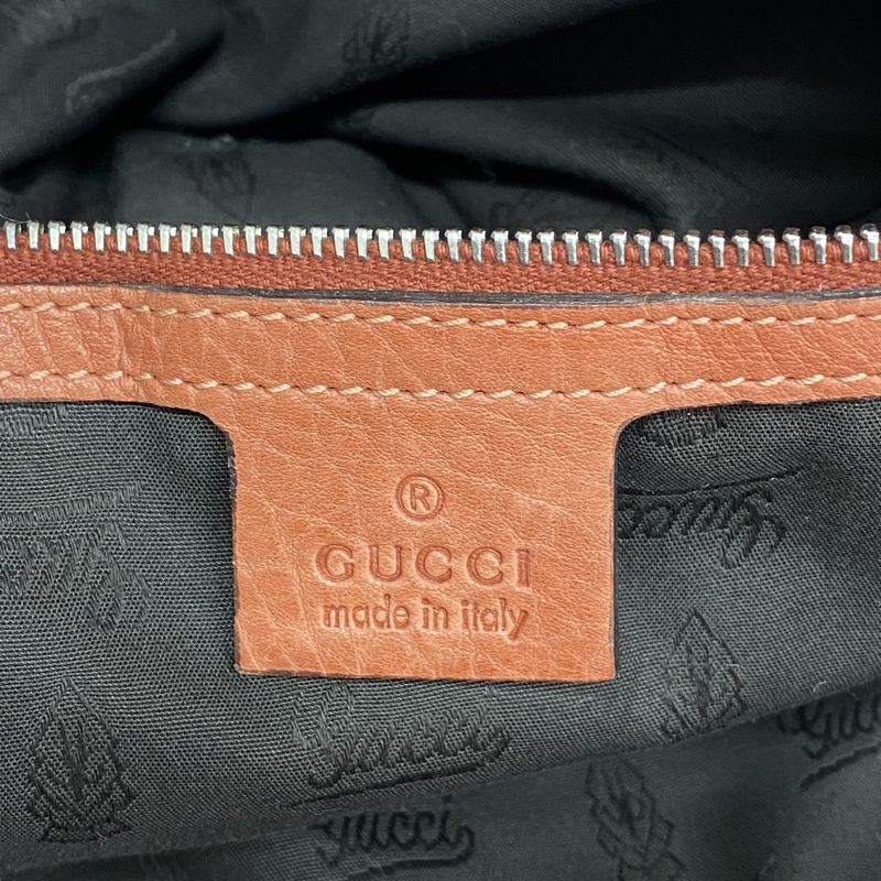 Gucci Tote Bag GG Canvas/bamboo 232974 Canvas Beige Coral Silver Hardware Women