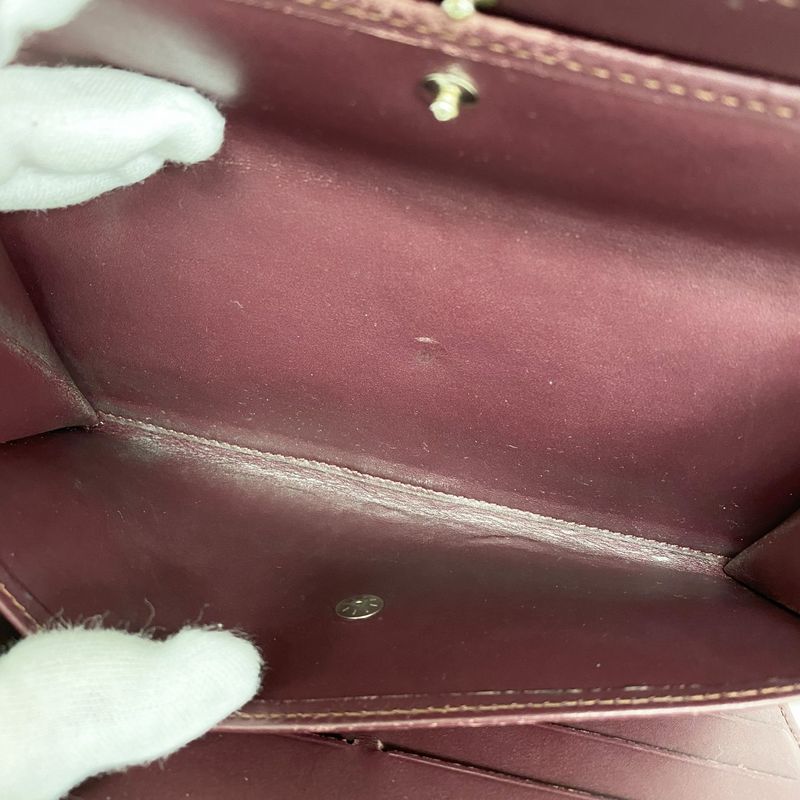 Louis Vuitton Trifold Long Wallet Monogram Matte Porte Trésor International