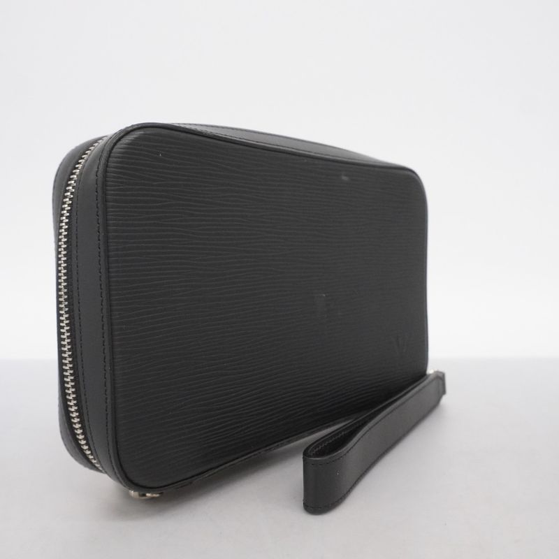 Louis Vuitton Epi Dandy Wallet M64000 Noir Black Men's