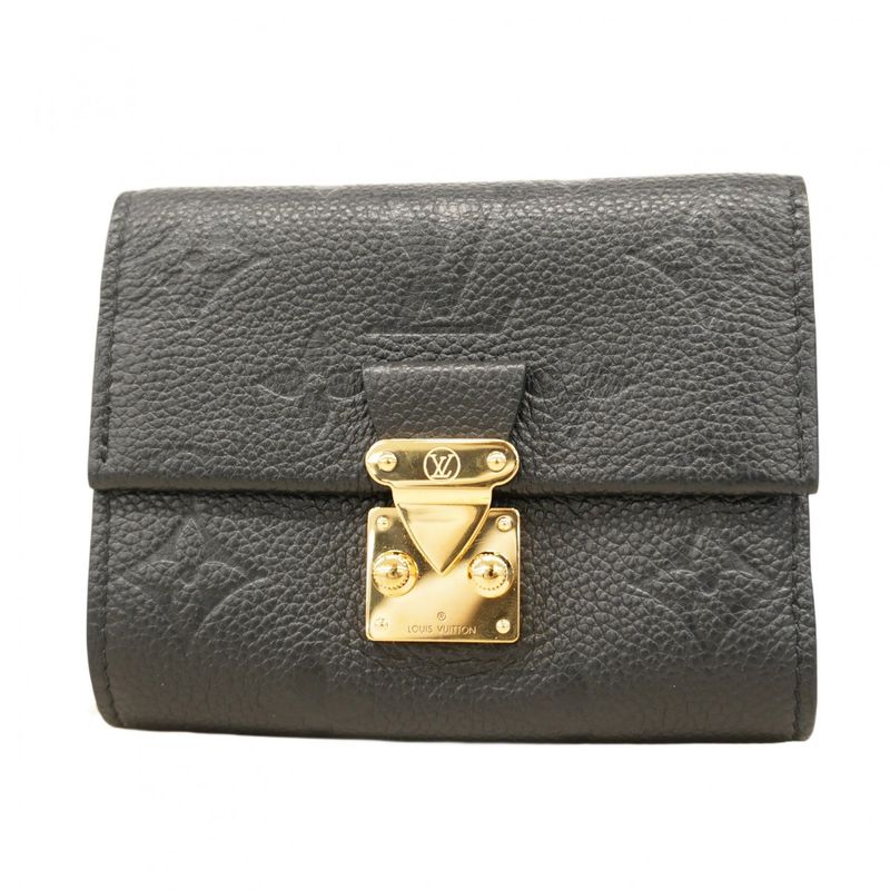 Louis Vuitton Monogram And Empreinte Portefeuille Metis Compact M80880 Noir