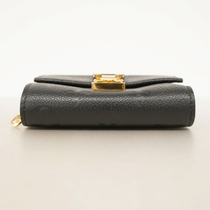 Louis Vuitton Monogram And Empreinte Portefeuille Metis Compact M80880 Noir