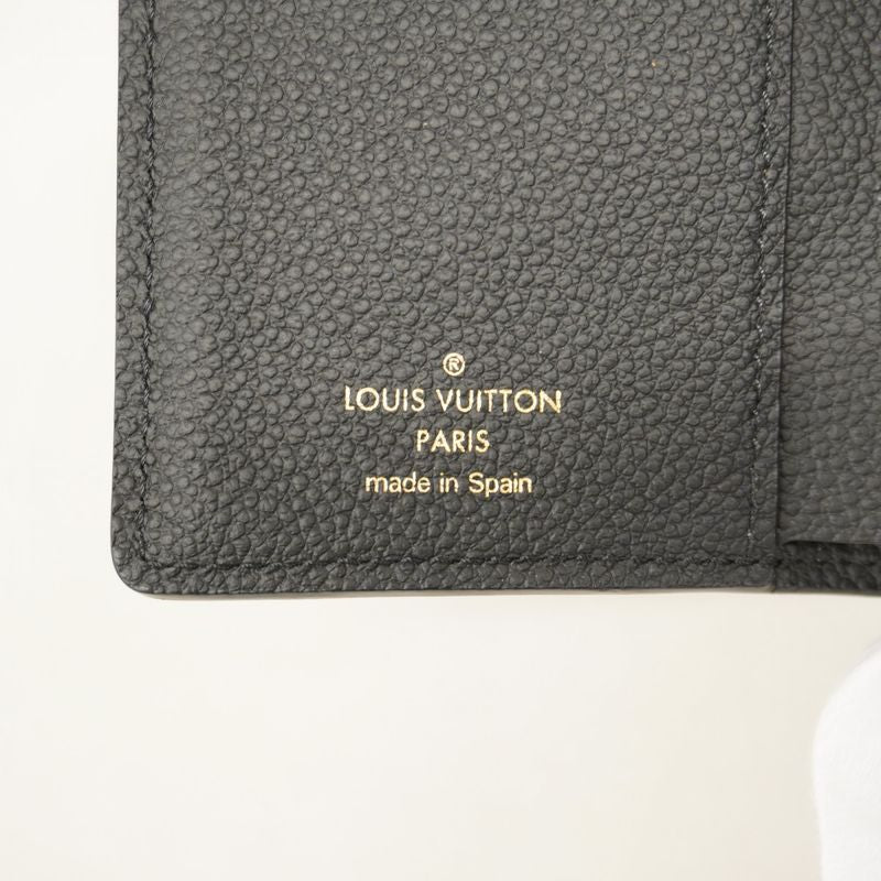 Louis Vuitton Monogram And Empreinte Portefeuille Metis Compact M80880 Noir
