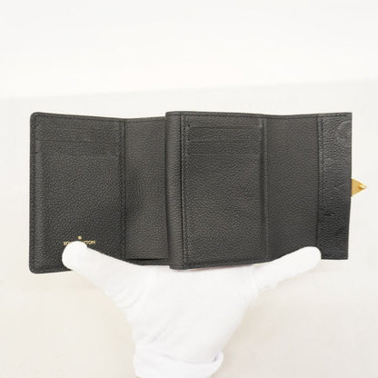 Louis Vuitton Monogram And Empreinte Portefeuille Metis Compact M80880 Noir