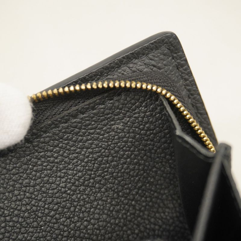 Louis Vuitton Monogram And Empreinte Portefeuille Metis Compact M80880 Noir