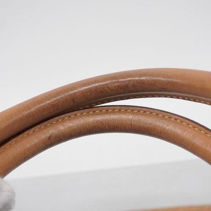 Celine Handbag Macadam PVC Brown Gold Hardware Women