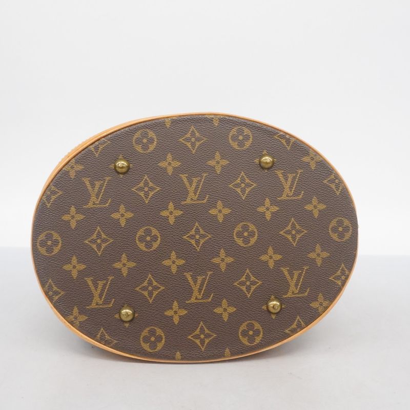 Louis Vuitton Tote Bag Monogram Bucket GM M42236 Brown Ladies