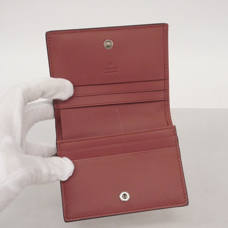 Gucci Wallet GG Blooms 453176 PVC Beige Multicolor Silver Hardware Women