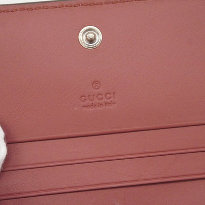 Gucci Wallet GG Blooms 453176 PVC Beige Multicolor Silver Hardware Women