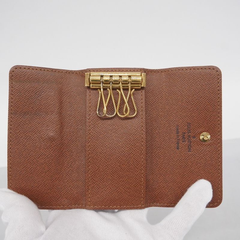 Louis Vuitton Key Case Monogram Multicles 4 M62631 Brown Men Women Unisex