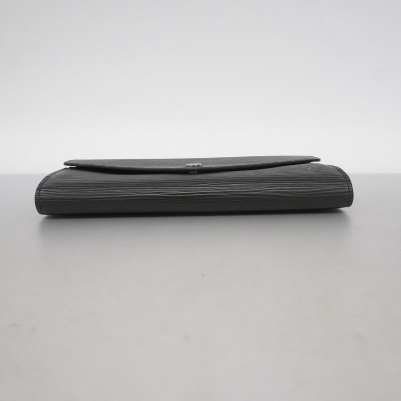 Louis Vuitton Epi Portefeuille Sarah M60582 Noir Black Women