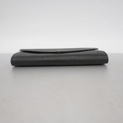 Louis Vuitton Epi Portefeuille Sarah M60582 Noir Black Women