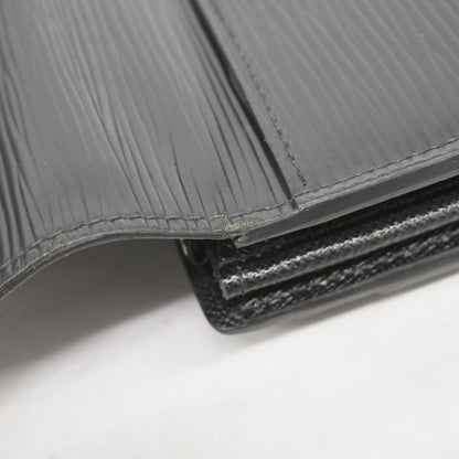 Louis Vuitton Epi Portefeuille Sarah M60582 Noir Black Women