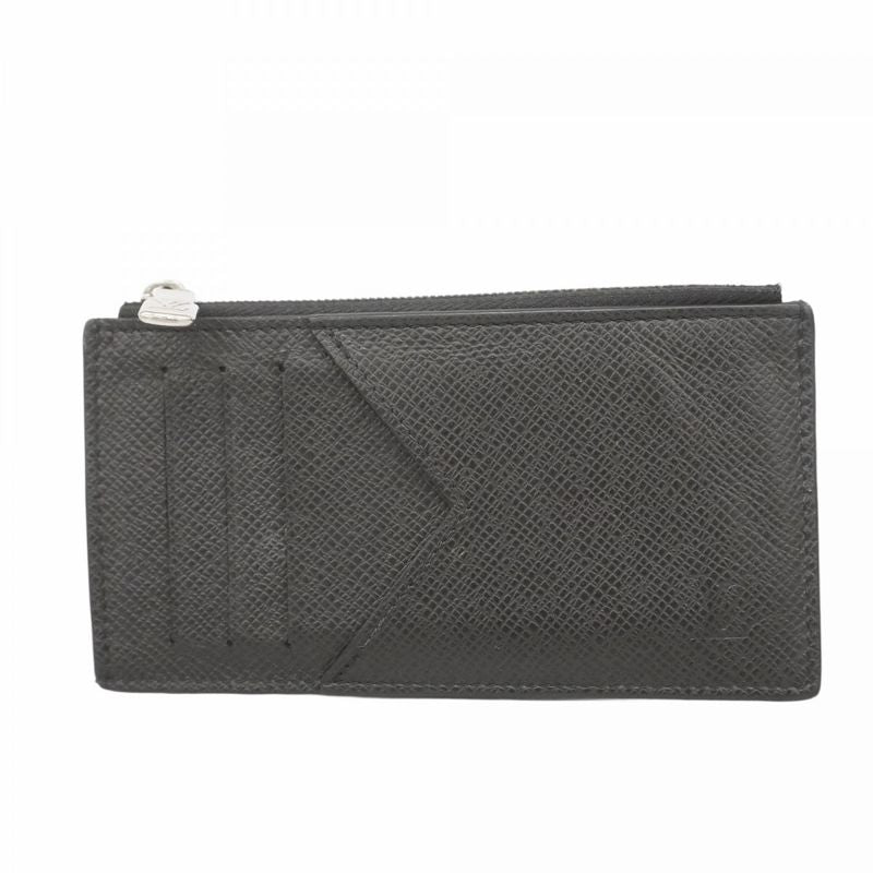 Louis Vuitton Coin Case Taiga Coin Card Holder M62914 Noir Black Men's