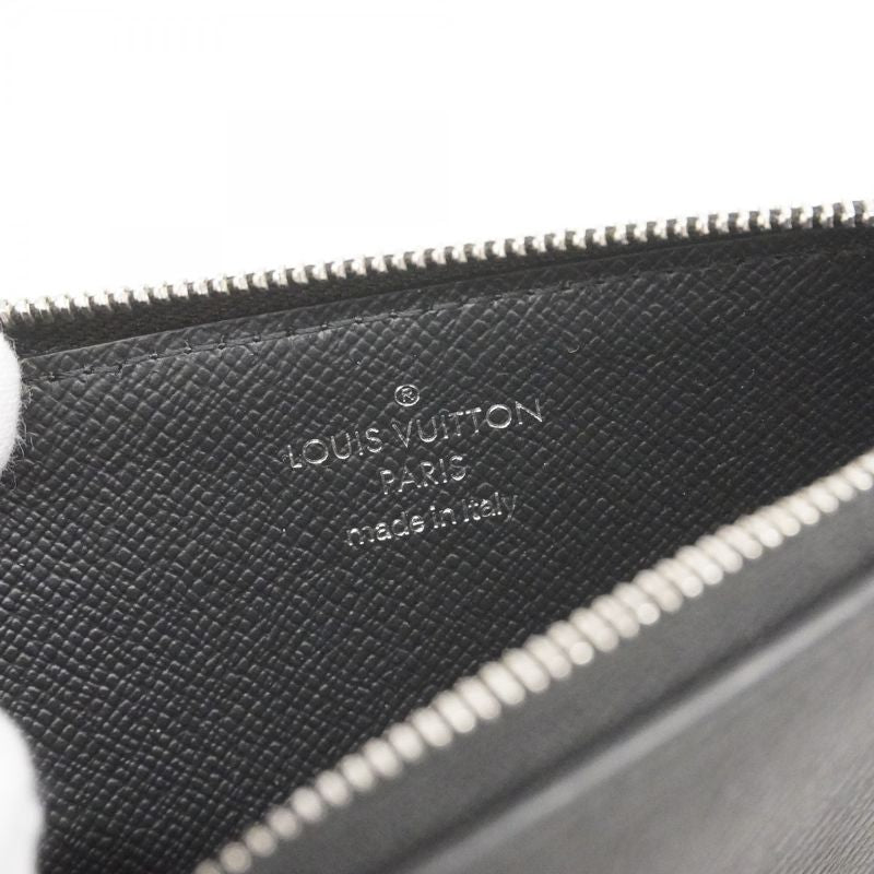 Louis Vuitton Coin Case Taiga Coin Card Holder M62914 Noir Black Men's