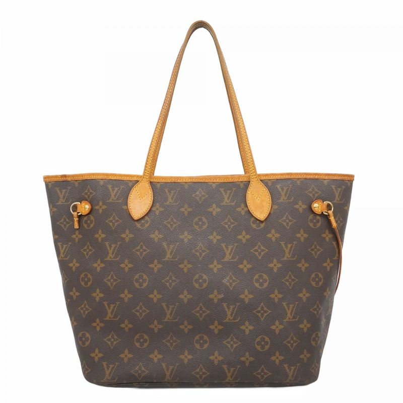 Louis Vuitton Tote Bag Monogram Neverfull MM M40156 Brown Ladies