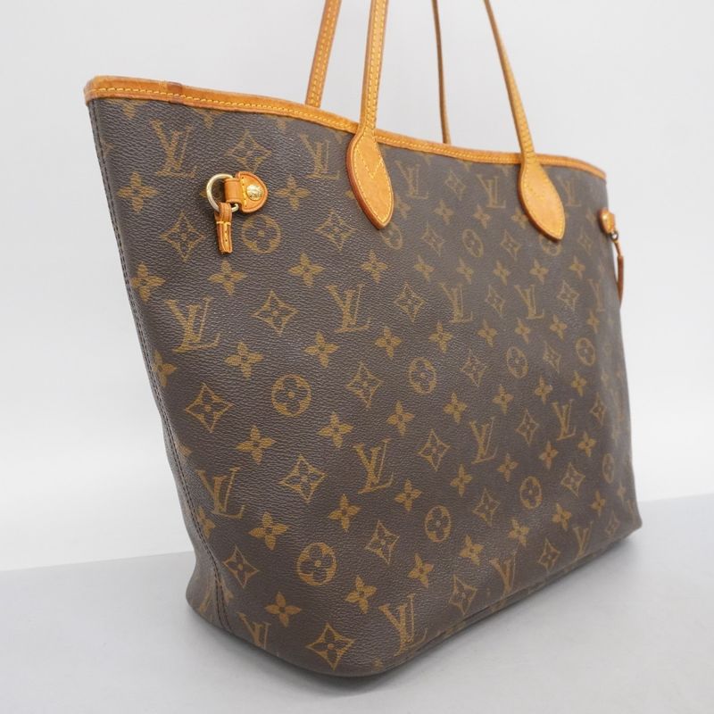 Louis Vuitton Tote Bag Monogram Neverfull MM M40156 Brown Ladies