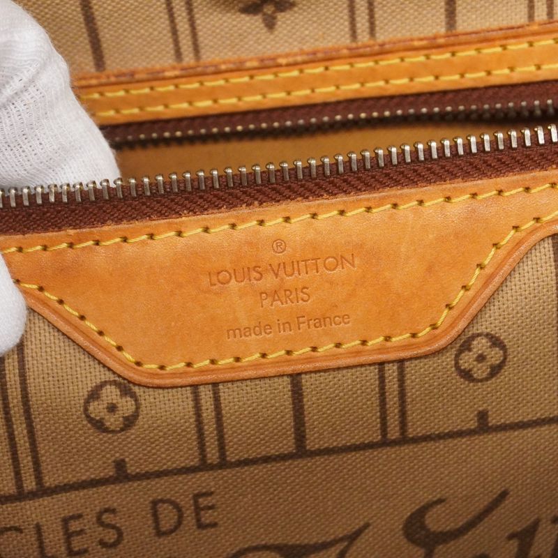 Louis Vuitton Tote Bag Monogram Neverfull MM M40156 Brown Ladies