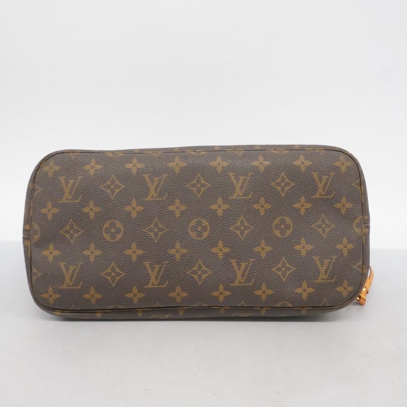Louis Vuitton Tote Bag Monogram Neverfull MM M40156 Brown Ladies