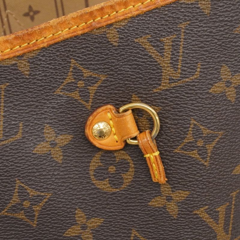 Louis Vuitton Tote Bag Monogram Neverfull MM M40156 Brown Ladies