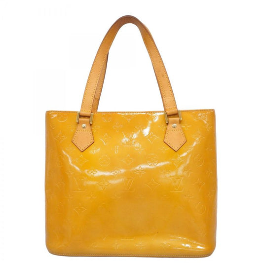 Louis Vuitton Tote Bag Vernis Houston M91004 Beige Women's
