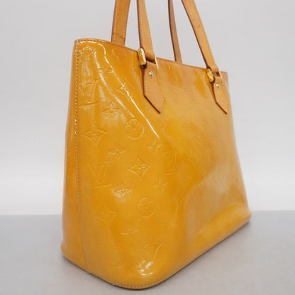 Louis Vuitton Tote Bag Vernis Houston M91004 Beige Women's