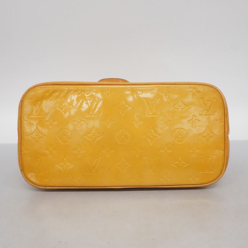 Louis Vuitton Tote Bag Vernis Houston M91004 Beige Women's