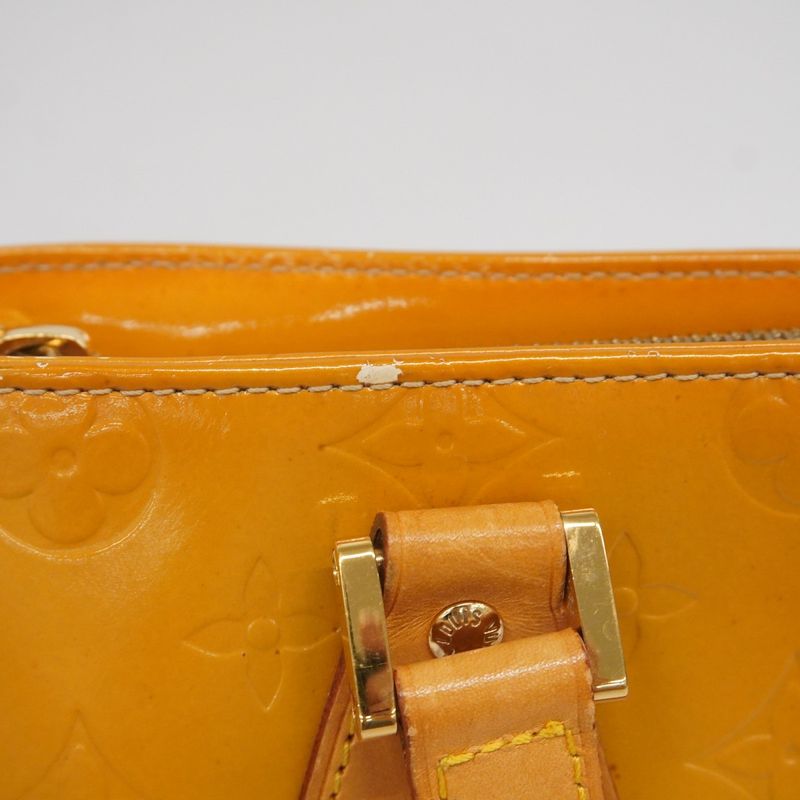 Louis Vuitton Tote Bag Vernis Houston M91004 Beige Women's