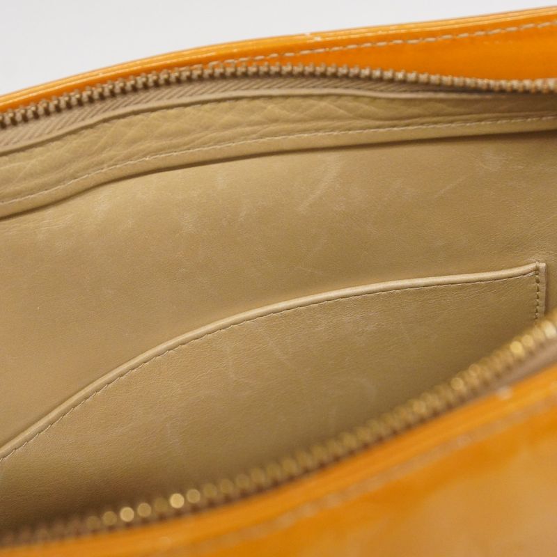 Louis Vuitton Tote Bag Vernis Houston M91004 Beige Women's