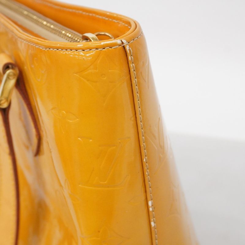 Louis Vuitton Tote Bag Vernis Houston M91004 Beige Women's