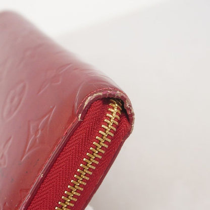 Louis Vuitton Long Wallet Vernis Zippy Wallet M91981 Pomme D'amour Ladies