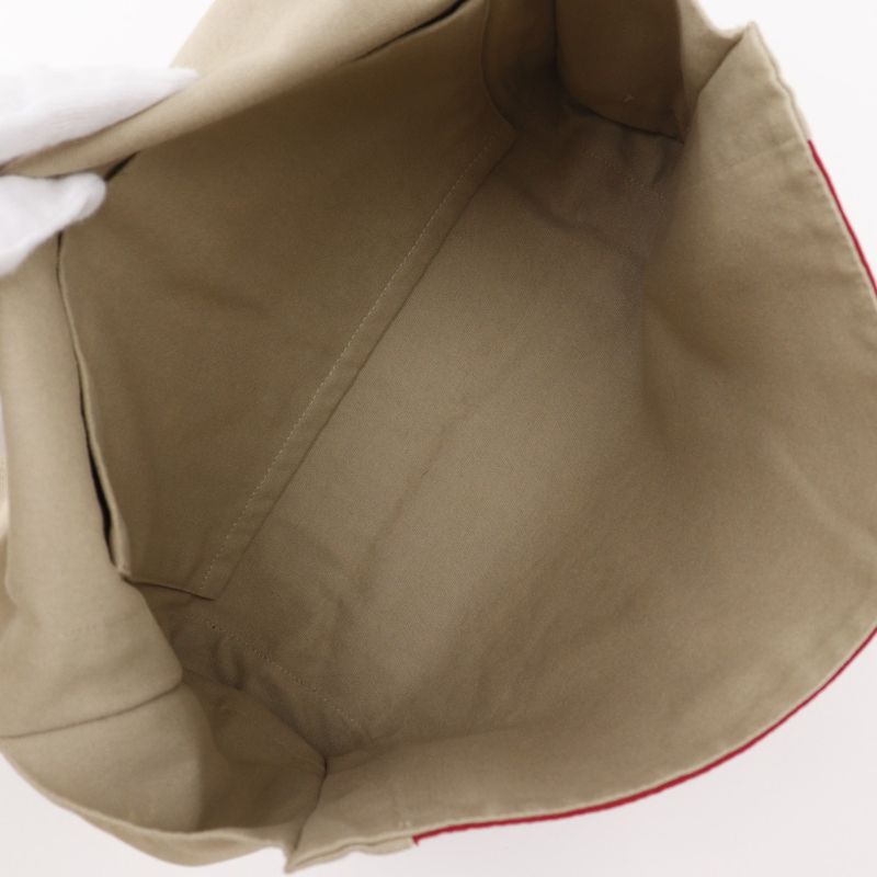 Hermes Tapidocel In-bag Cotton Red Unisex Clutch Bag