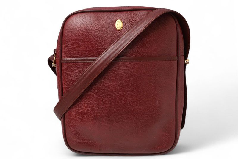 Cartier Shoulder Bag Crossbody 2way Must Line Cartier Vertical Shape Bag