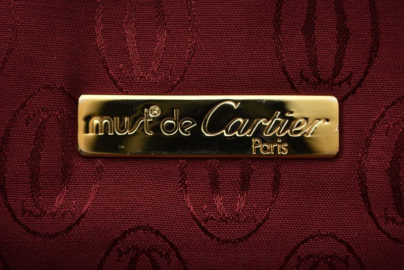 Cartier Shoulder Bag Crossbody 2way Must Line Cartier Vertical Shape Bag