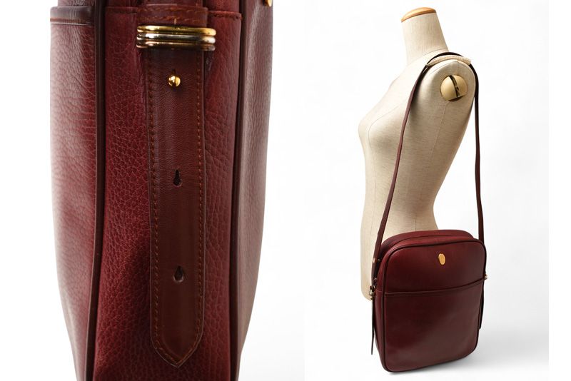 Cartier Shoulder Bag Crossbody 2way Must Line Cartier Vertical Shape Bag